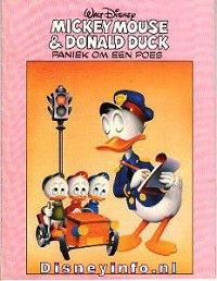 Front cover: Mickey Mouse & Donald Duck - 001 - Paniek Om Een Poes