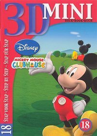 Front cover: 3D Mini Boek: Mickey Mouse Clubhouse