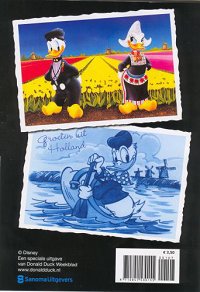 Back cover: Donald Duck: Avontuur In Amsterdam