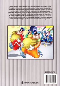 Back cover: De Zware Jongens: Vakantieboek