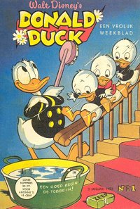 Front cover: Donald Duck - 1953 - Nr. 01