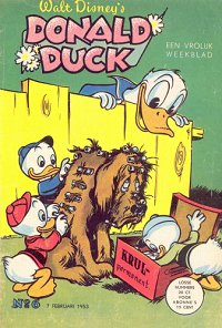 Front cover: Donald Duck - 1953 - Nr. 06