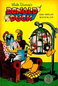 Front cover: Donald Duck - 1953 - Nr. 08