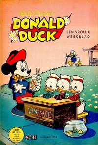 Front cover: Donald Duck - 1953 - Nr. 11