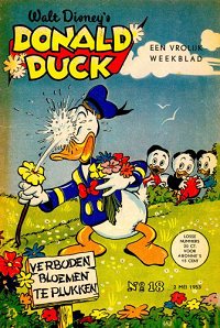 Front cover: Donald Duck - 1953 - Nr. 18