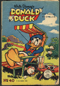 Front cover: Donald Duck - 1953 - Nr. 40