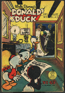 Front cover: Donald Duck - 1953 - Nr. 49