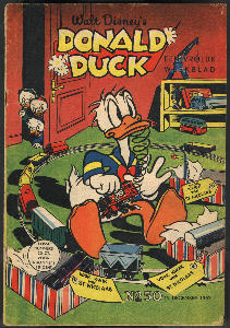 Front cover: Donald Duck - 1953 - Nr. 50