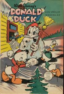 Front cover: Donald Duck - 1954 - Nr. 03