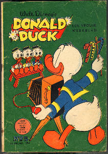 Front cover: Donald Duck - 1954 - Nr. 05