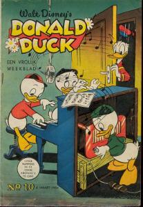 Front cover: Donald Duck - 1954 - Nr. 10