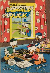 Front cover: Donald Duck - 1954 - Nr. 14