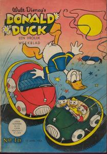 Front cover: Donald Duck - 1954 - Nr. 16