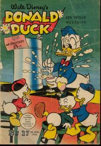 Front cover: Donald Duck - 1954 - Nr. 17