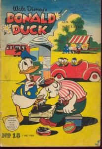 Front cover: Donald Duck - 1954 - Nr. 18