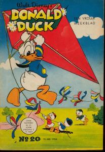 Front cover: Donald Duck - 1954 - Nr. 20