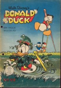 Front cover: Donald Duck - 1954 - Nr. 22