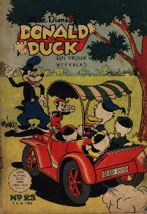 Front cover: Donald Duck - 1954 - Nr. 23