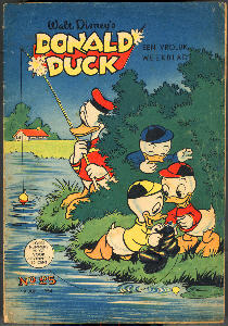 Front cover: Donald Duck - 1954 - Nr. 25