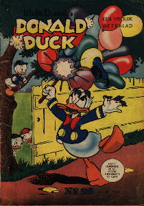 Front cover: Donald Duck - 1954 - Nr. 26