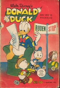 Front cover: Donald Duck - 1954 - Nr. 50