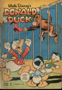 Front cover: Donald Duck - 1955 - Nr. 02