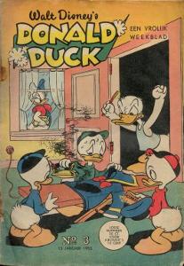 Front cover: Donald Duck - 1955 - Nr. 03