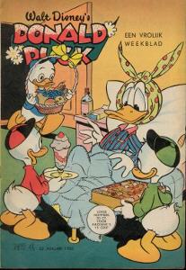 Front cover: Donald Duck - 1955 - Nr. 04