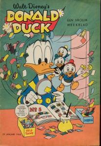 Front cover: Donald Duck - 1955 - Nr. 05