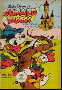 Front cover: Donald Duck - 1955 - Nr. 10