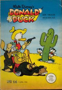 Front cover: Donald Duck - 1955 - Nr. 14