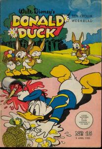 Front cover: Donald Duck - 1955 - Nr. 15