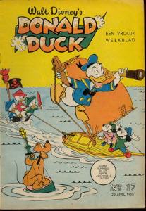 Front cover: Donald Duck - 1955 - Nr. 17