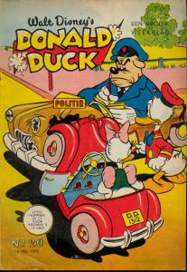 Front cover: Donald Duck - 1955 - Nr. 20