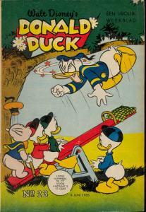 Front cover: Donald Duck - 1955 - Nr. 23