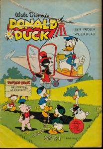 Front cover: Donald Duck - 1955 - Nr. 24