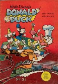 Front cover: Donald Duck - 1955 - Nr. 31