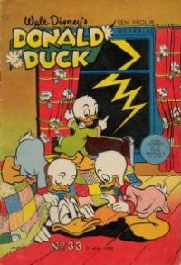 Front cover: Donald Duck - 1955 - Nr. 33