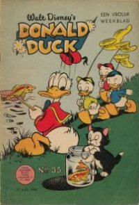 Front cover: Donald Duck - 1955 - Nr. 35