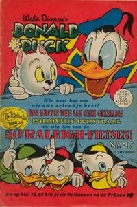 Front cover: Donald Duck - 1955 - Nr. 37