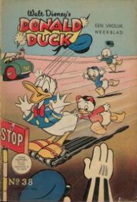 Front cover: Donald Duck - 1955 - Nr. 38