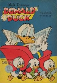 Front cover: Donald Duck - 1955 - Nr. 43