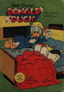 Front cover: Donald Duck - 1956 - Nr. 01