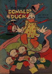 Front cover: Donald Duck - 1956 - Nr. 06