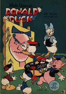 Front cover: Donald Duck - 1956 - Nr. 09