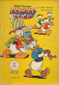 Front cover: Donald Duck - 1956 - Nr. 11