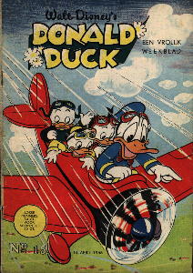 Front cover: Donald Duck - 1956 - Nr. 15