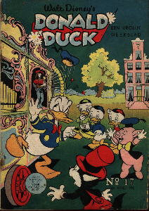 Front cover: Donald Duck - 1956 - Nr. 17