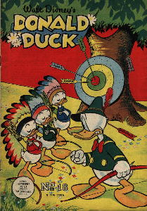 Front cover: Donald Duck - 1956 - Nr. 18