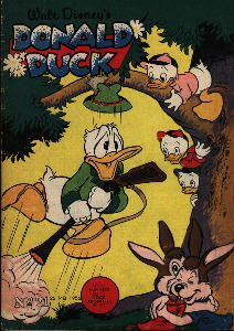 Front cover: Donald Duck - 1956 - Nr. 21